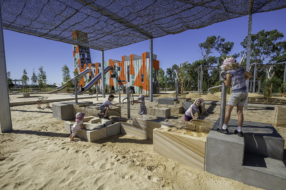 Bungarribee park waterplay